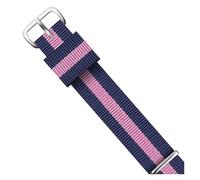 PNESHGTT Bracelet de montre unisexe en nylon, or rose et argent, disponible 14 mm, 16, 18, 20 22, compatible avec les montres Daniel Wellington(36-silve,22mm)