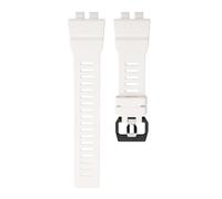 PNESHGTT Bracelet de remplacement Compatible avec la série Casio GBA-800 GBD-800, bracelet montre en résine Silicone for hommes, accessoire étanche(White)