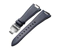 PNESHGTT Bracelet en cuir à retrait rapide compatible avec la montre homme TI37. Compatible Tissot 1853 Super Player PRX T137.410/T137.407. Motif litchi(1blue-silver)