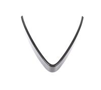 PNESHGTT Cadre décoratif de calandre Avant en Plastique ABS, Compatible avec Alfa Romeo Stelvio 2017 2018 2019 2020 2021 2022 2023, Style Fibre de Carbone(Orange)