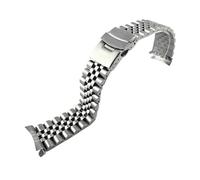 PNESHGTT Compatible avec Casio Duro Swordfish MDV-106/MDV-107 - Sangle de remplacement plongée luxe en acier inoxydable 22 mm à la mode(Silvery 5,22mm no logo)