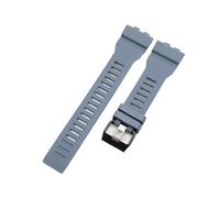 PNESHGTT Compatible avec Casio GBA-800UC-2 GBA-800-7 GBD-800 montre électronique bracelet en résine noir blanc brume bleu jaune vert armée(Haze Blue)