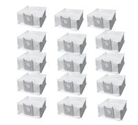 PNESHGTT Compatible avec L Roidmi Eve Plus Sac Robot aspirateur Sacs à poussière Stockage des ordures Accessoires de Remplacement pièces Professionnelles(15 PCS Dust Bag)
