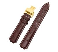 PNESHGTT Compatible avec la série Louis Vuitton Tambour Q1121, bracelet de montre dédié for hommes et femmes Q114k en cuir, compatible les montres LV à ouverture surélevée(Dark Khaki,12x21mm)