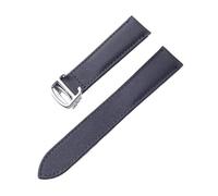 PNESHGTT Compatible avec le bracelet de montre en Nylon, substitut Cartier London Key, boucle pliante, Collection, accessoires for hommes et femmes, 20mm(Black silver buckle,18)