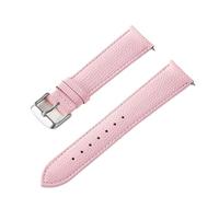 PNESHGTT Compatible avec le bracelet en cuir Epsom imprimé paume, de veau, bleu Royal, vert, rose, Milkshake blanc, 18MM, 20MM, 22MM, 24MM, accessoires(Sakura powder,15mm)