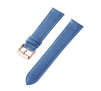 PNESHGTT Compatible avec le bracelet en cuir Epsom imprimé paume, de veau, bleu Royal, vert, rose, Milkshake blanc, 18MM, 20MM, 22MM, 24MM, accessoires(Peacock blue rose,15mm)