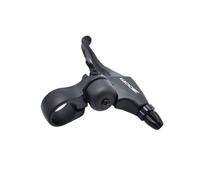 PNESHGTT Compatible avec Le Jeu de leviers vélo Route Zoom en Alliage d'aluminium poignée Noire Gauche et Droite Cloche Invisible appliquer à v-c(Left Brake leverbell)