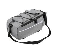 PNESHGTT Compatible avec Le Sac Isotherme de Coffre isolé, Support arrière vélo, Bagages Rangement réfléchissants, Sacoche d'épaule VTT(Light Grey)