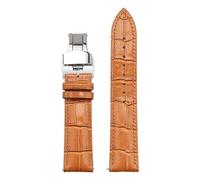 PNESHGTT Compatible avec le système de fixation rapide Tissot 12 13 14 15 16 17 18 19 20 21 22 23 24 26 mm(Light Brown 02,16mm)
