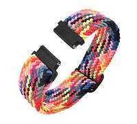 PNESHGTT Compatible avec les bracelets de montre traditionnels à dégagement rapide réglables de 16 mm, 18 mm, 19 mm, 20 mm, 22 mm et 24 mm(Rainbow-B,19mm)