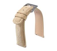 PNESHGTT Compatible avec les bracelets en cuir souple de 18 mm, 20 mm, 22 mm, bracelets de montre vintage à dégagement rapide en cuir de veau for hommes et femmes, accessoires(Beige,20mm)