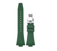 PNESHGTT Compatible avec les séries Tissot PRX 35MM/40MM for hommes et femmes, bracelet en caoutchouc de remplacement décontracté à la mode + outils dégagement rapide(Darkgreen03,40mm-12mm)