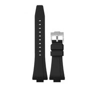 PNESHGTT Compatible avec les séries Tissot PRX 35MM/40MM for hommes et femmes, bracelet en caoutchouc de remplacement décontracté à la mode + outils dégagement rapide(Black01,35mm-11mm)