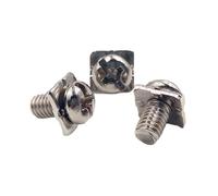 PNESHGTT Compatible avec les vis de bornier M3 3.5 M4 M5 Sems à tête cylindrique rondelle carrée(M4x10x8 200pcs)