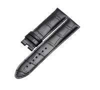 PNESHGTT Compatible avec MONTBLANC STAR 4810 U0105858 / U0102378 BRACELET DE MONTRE EN CUIR VACHE/ALLIGATOR(Black Yellow,22mm)