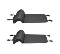 PNESHGTT Compatible avec Peugeot 208 2012 2013 2014 2015 2016 2017 2018 2019 2020 Tapis d'extension de support jambe siège voiture Coussin respirant(Black 2PCS)