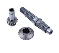 PNESHGTT Ensemble d'engrenages d'arbre d'entraînement de tête Travail Compatible avec Les débroussailleuses FS120, FS130, FS200, FS250, FS120R, FS200R, FS250R, FS300