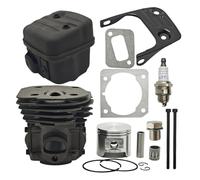 PNESHGTT Jeu de Pistons Cylindre 45mm, Compatible avec 353 340 346 346XP 350 351 345, Kit Reconstruction Moteur tronçonneuse