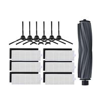PNESHGTT Rouleau d'aspirateur, Brosse latérale Principale, Filtre Primaire Hepa, Compatible avec AMIBOT Animal Connect X610, pièces robotiques(Set 2)
