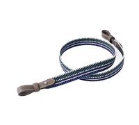 PNESHGTT Sangle tissée colorée de 2,5 cm Large, associée à du Cuir Vache togolais, Compatible avec Le Sac Evelyn Lindy, bandoulière Diagonale croisée(White,80CM)