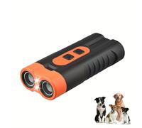 Pneterg Anti Aboiement Chien Ultrason avec LED Torche, Répulsif à Ultrasons pour Chien Portable, Portée de 8 m, Dispositif Anti-aboiement à Ultrasons pour l'intérieur et l'extérieur