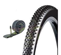 Pneu 1 + 1 chambre à air pour VTT Vélo Vélo Noir 27.5 x 2.10 (52 - 584)