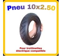 Pneu 10x2.5 pouces pour trottinette électrique spécifiques tels que Dualtron New Eagle Speedtrott RS ,kaabo Mantis,Yeep Me 100