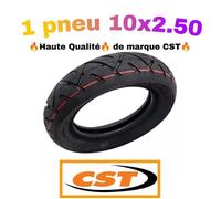 Pneu 10x2.50 trottinette électrique HAUTE QUALITE CST Zero 10x Urbanglide ecross kaabo..[1 Pneu]