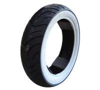 Pneu 120/70 R12 flanc blanc