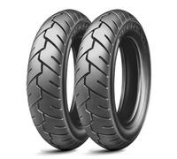 Michelin Moto S1 Reinforced 59j Tl/tt Touring Tire Argenté 3.50 / R10