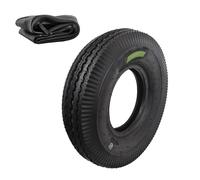 Pneu 4.00 - 8 + Chambre À Air Renforcée 6PR Pour Remorque De Bateau
