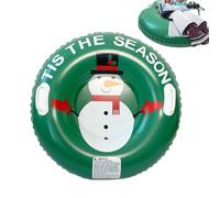 Pneu à neige gonflable avec poignées, luge gonflable d'hiver, pneu à neige robuste, jouet d'hiver pour parcs, jardins, plages, sports d'aventure, activités de sauvetage et de sable