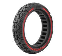Pneu anti-crevaison pour scooter Xiaomi M365 8.5x2.0 (230x50) Noir/rouge