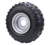 Pneu avec Jante, Pneu 145/70-6 145x70-6 Roues de 6 Pouces Pneu de Jante 3 Boulons Pneu de Kart pour VTT UTV Quad Chariot Tout-terrain