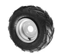 Pneu avec Moyeu, Pneu 16 X 8 7 Installation Intégrée Pneu Résistant aux Vibrations Universel pour VTT UTV Go Karting Pneus Lourds avec Moyeu