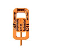 Pneu Bande De Roulement Jauge de Profondeur Porte-clés Portable Mesureur De Sécurité Des Pneus De Voiture Vérifier Universel Essentiel Pour Les Voyages Sur La Route Et L'entretien De La Voiture