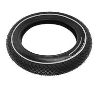 Pneu Caoutchouc en Noir pour Extérieur 12x2.125 Draisienne | Vélo D’équilibre Garçon et Filles, Installation Facile, Gonflage Simple, Usage par Temps Pluvieux et Neigeux