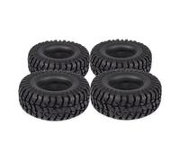 Pneu Caoutchouc RC Compatible avec Axial pour SCX10 pour TRX6 pour TRX-4 D90 pour Capra 1/10 Pièces De Voiture Radiocommandée Crawler Ensemble De 4Pneus en Caoutchouc Jantes 1.9 114X42Mm