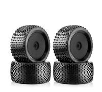 Pneu Caoutchouc RC Compatible Avec HPI Pour HSP BAZOOKA CAMPER Pour Kyosho Pour ZD 1/8 Pièces Pour Voitures De Course RC 4x4 Pneus 140 Mm, Jantes 17 Mm, Moyeux Hexagonaux(Black)