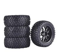 Pneu Caoutchouc RC Compatible avec Wltoys pour Scx10 pour Traxxas pour TRX-4 1/14 1/16 1/10 Accessoires De Pièces De Voiture RC 1.9 "75mm Pneus Roue 12mm Moyeux Hexagonaux