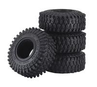 Pneu Caoutchouc RC pour Axial pour Scx24 pour Traxxas pour Trx4m 1/24 1/18 4 Pièces Pneus Caoutchouc Souple 2,5 Cm avec Mousse Voiture Camion Radiocommandés
