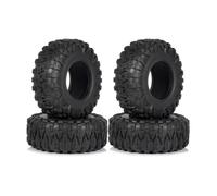Pneu Caoutchouc RC pour SCX10 II pour Capra pour Wraith pour TRX4 D90 CC02 pour RGT 86190 AXX4 YK4103 ZP1001 1/10 Pneus 2,2'' 120x45mm Caoutchouc Camions Voitures RC