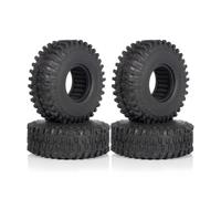 Pneu Caoutchouc RC pour SCX10 pour Element pour Enduro pour TRX4 Gen8 pour Gamde R1 CC01 D90 1/10 4 Pneus 1.9 120 Mm avec Inserts Mousse Rechange Voiture Télécommandée