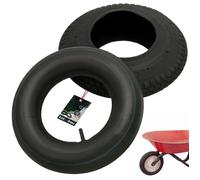 Pneu Chambre à Air Brouette - Chambre a Air - Ø 40 cm - Caoutchouc Renforcé - 4.80/4.00-8 - Noir - Pneu Brouette KOTARBAU