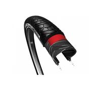 Pneu CST Zeppelin 28 x 1,75 (47-622) noir - Pour vélos urbains - Tringles rigides - Avec réflecteur