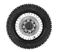 Pneu de Bord de Roue Arrière de 12 Pouces, Bord de Roue Arrière 80/100-12, Essieu de 15 Mm, Pignon 420 41T pour Apollo, SSR, XR, CRF Dirt Pit Bike, Tao Kayo TSD 110 TD 125