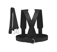 Pneu de Faisceau de traîneau Tire de Traction de Vitesses de résistance à résistance à la Courroie de résistance Traineur de Poids réglable avec Sangle de Traction, Bandes de résistance