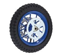 Pneu de Mini Moto Tout-terrain 12,5 X 2,75 Pouces, Jante de Roue Arrière en Alliage D'acier et de Caoutchouc Antidérapant, Ensemble de Roue Arrière de Remplacement pour Vélo Tout