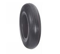 Pneu de rechange pour roue de brouette - profil rainuré - 400 x 100 mm (4.80/4.00-8)